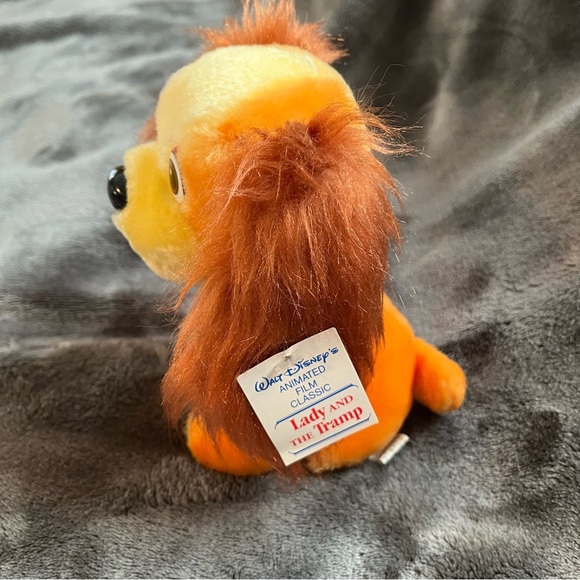 Vintage Walt Disney Lady And The Tramp Lady Plush Dog Stuffed Animal With Tag - Picture 2 of 7